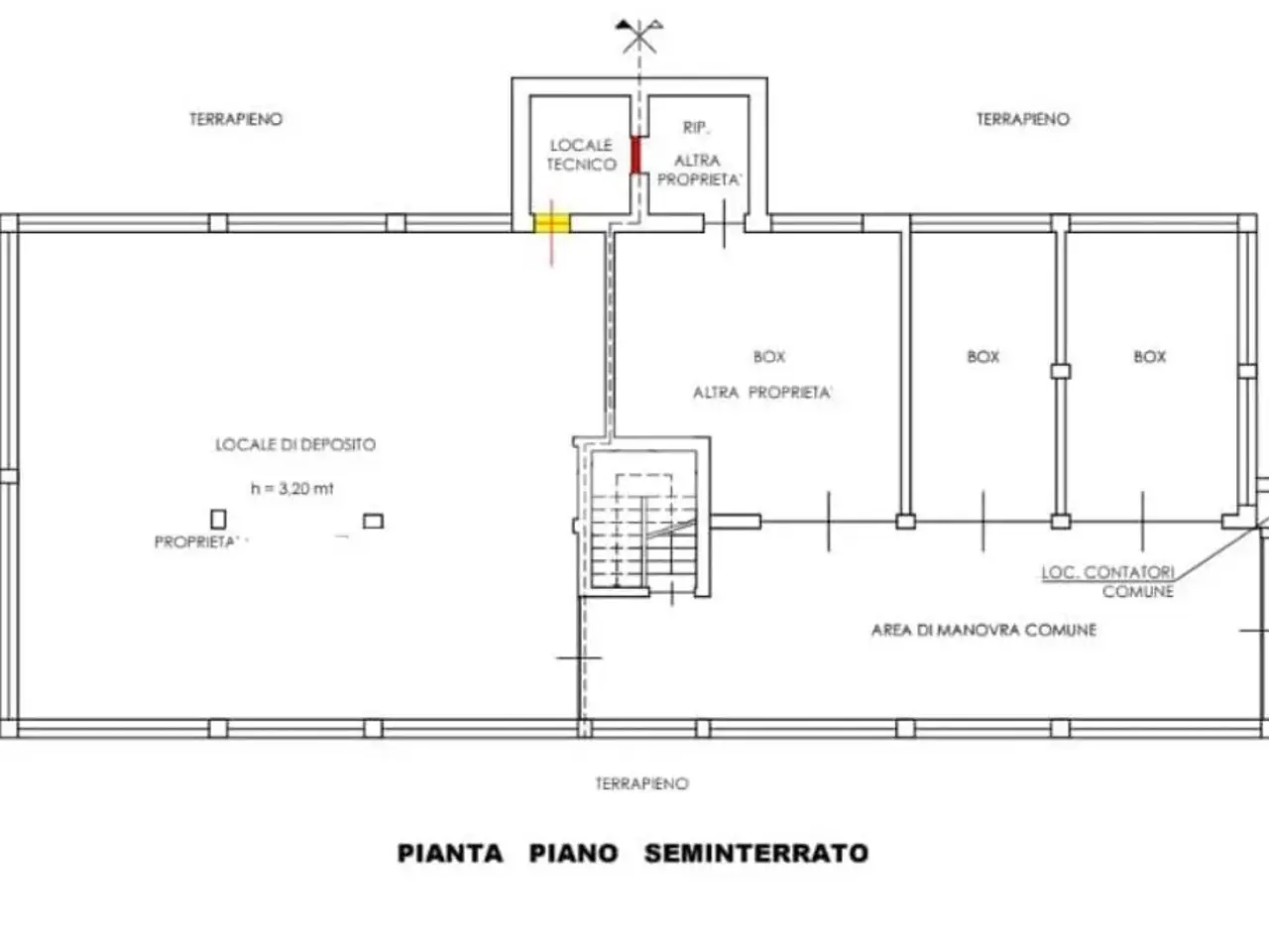 Magazzino in Via Europa 43, Candiolo, {3} - Planimetria 1