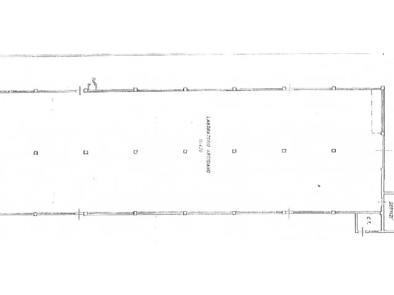 Capannone in Via E. Mattei, Madone, {3} - Planimetria 1