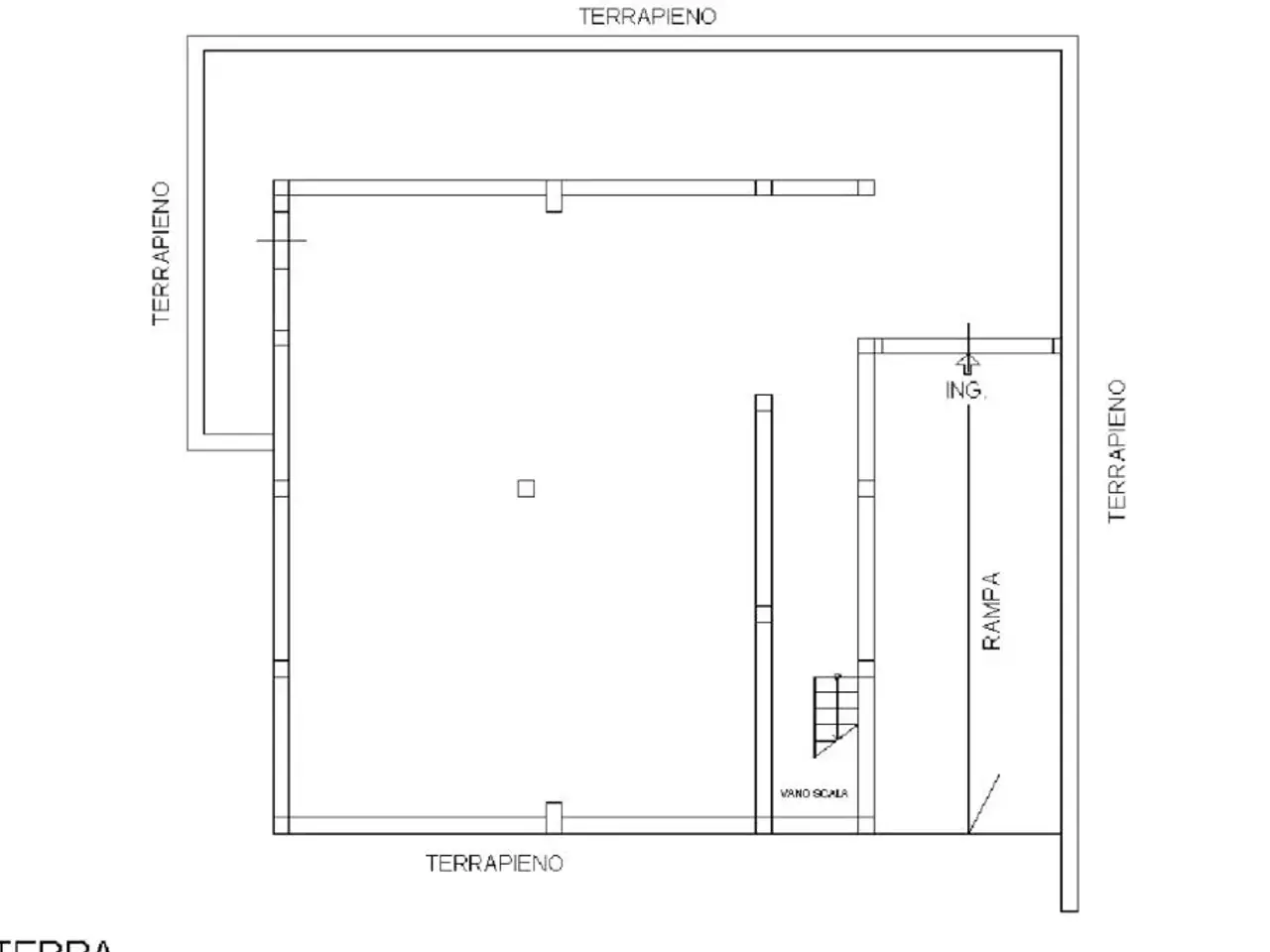Magazzino in Via del Torrione 28, Albano Laziale, {3} - Planimetria 1