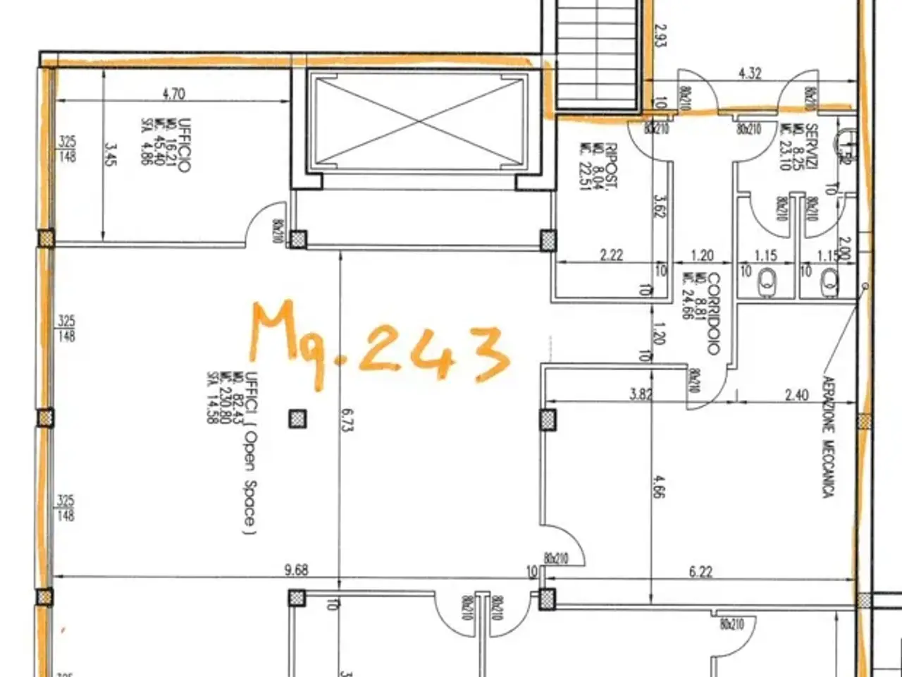 Ufficio in Via Marconi, Cadoneghe, {3} - Planimetria 1