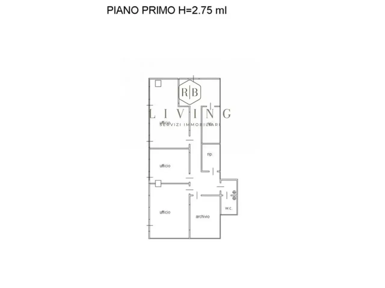 Ufficio in Via Pasubio 36, San Benedetto Del Tronto, {3} - Planimetria 1