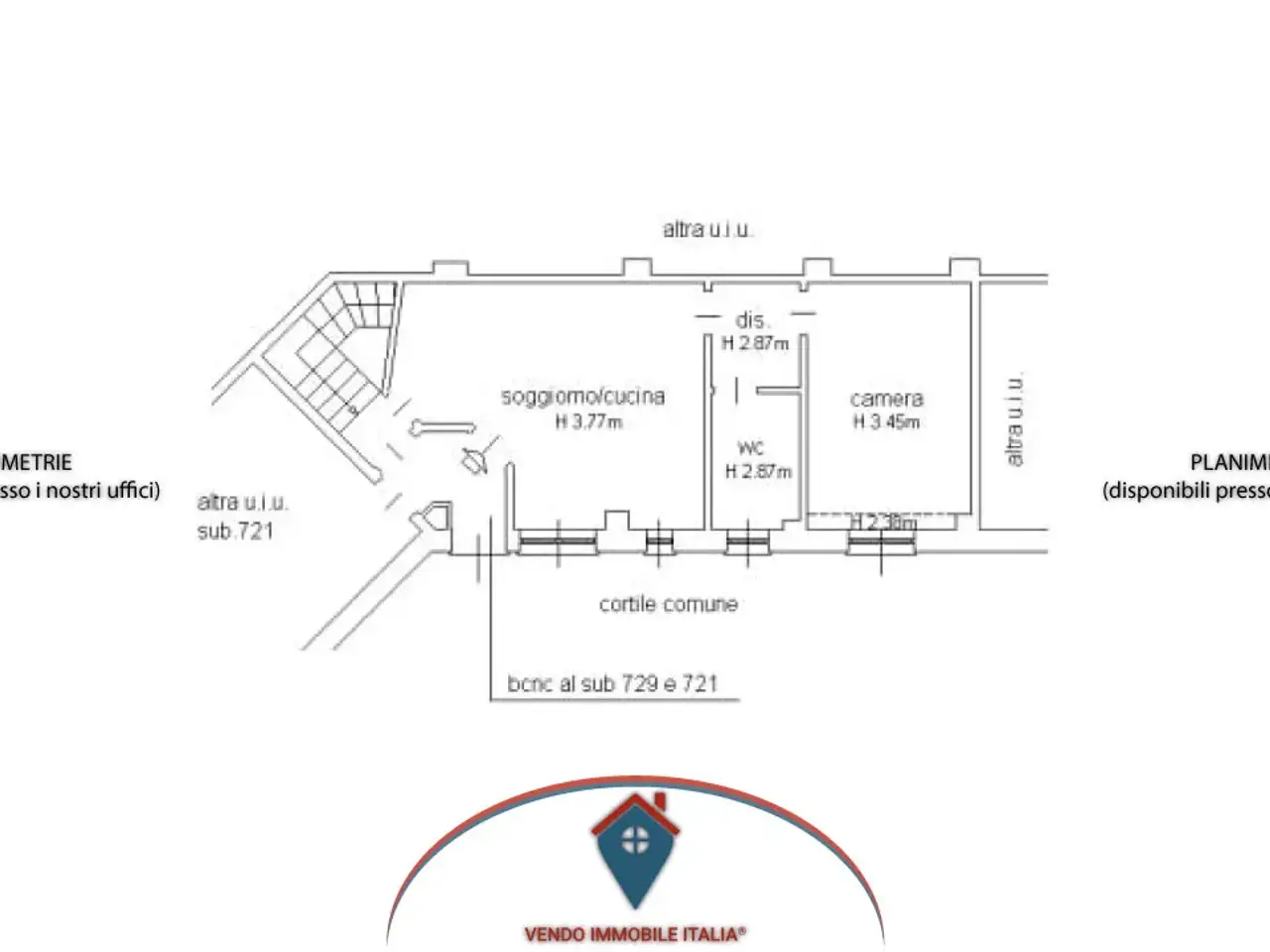 Bar - Ristorante in Via Ninfina, Cori, {3} - Planimetria 1