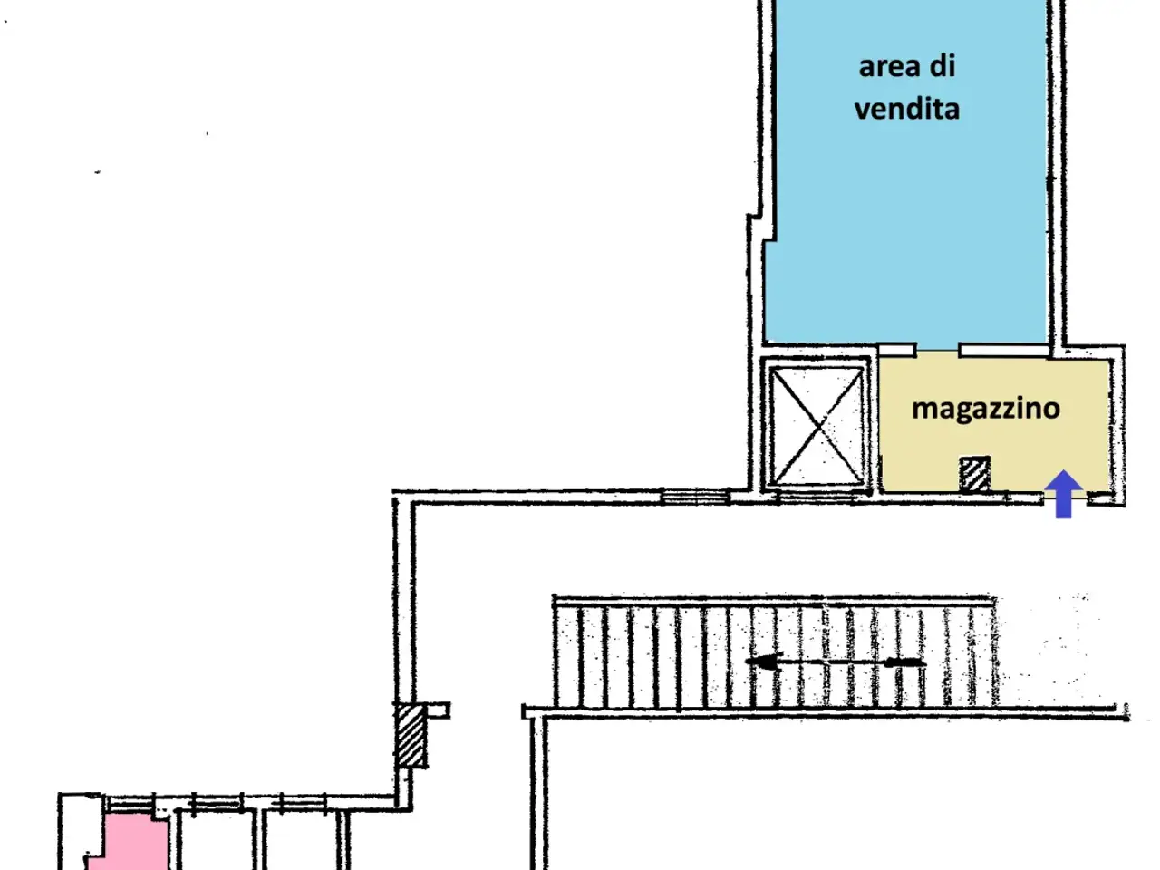 Negozio in Via Gabriello Chiabrera 140, Roma, {3} - Planimetria 1