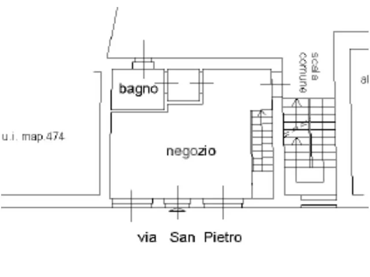 Negozio in Via San Pietro 9, Seregno, {3} - Planimetria 1