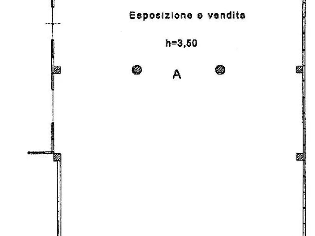 Negozio in Viale delle Scienze 1, Cittaducale, {3} - Planimetria 1