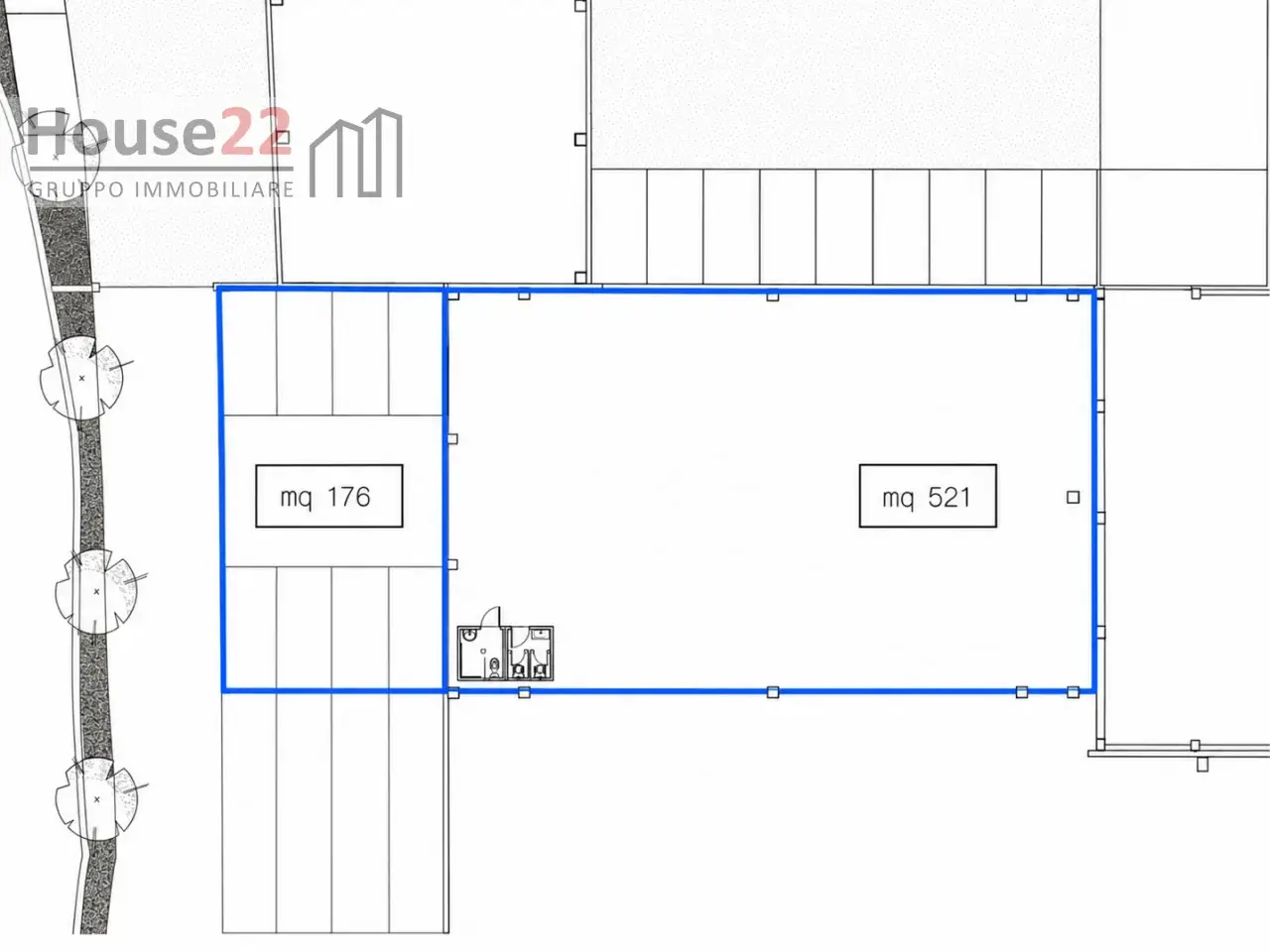 Capannone in Via delle Moie 12, Concesio, {3} - Planimetria 1