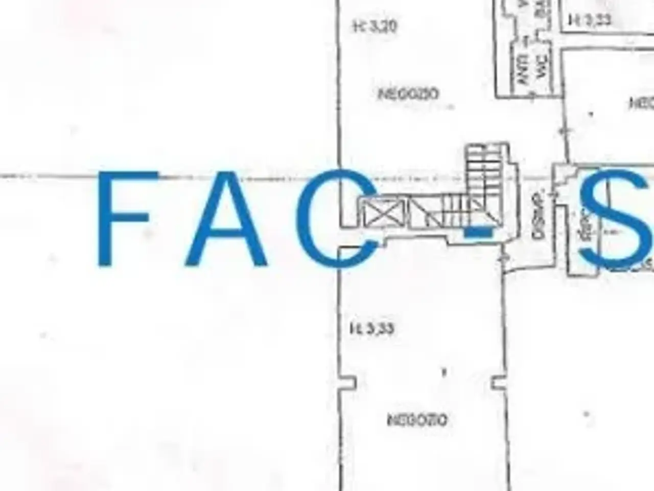 Negozio in Piazza di San Giovanni 5, Firenze, {3} - Planimetria 1