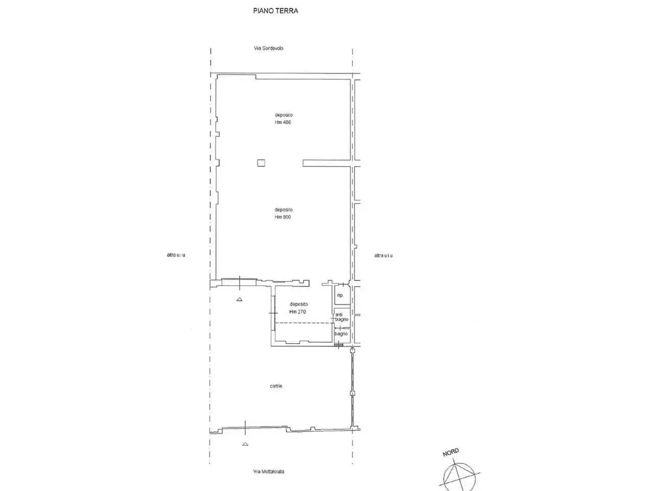 Magazzino in Via Mottalciata 5, Torino, {3} - Planimetria 1