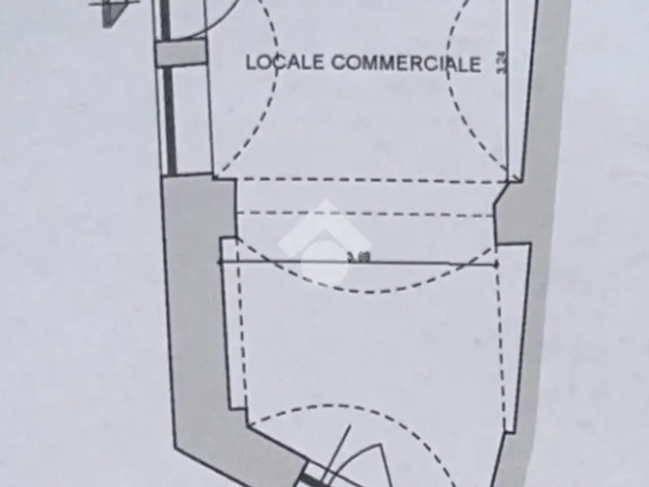 Negozio in Piazza Criscuolo 21, Mesagne, {3} - Planimetria 1