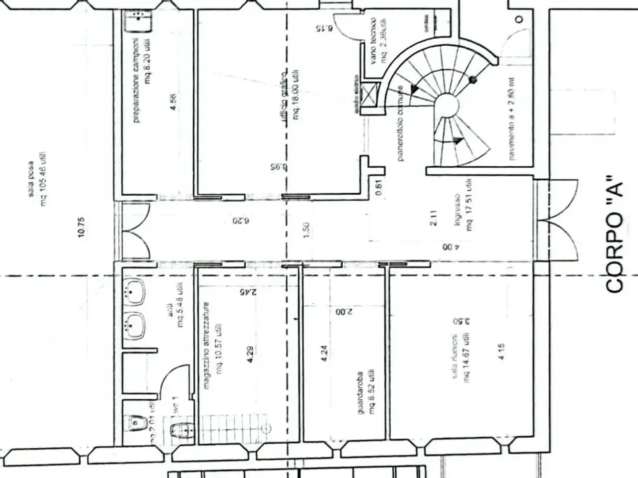 Ufficio in Via Roma 22, San Biagio Di Callalta, {3} - Planimetria 1