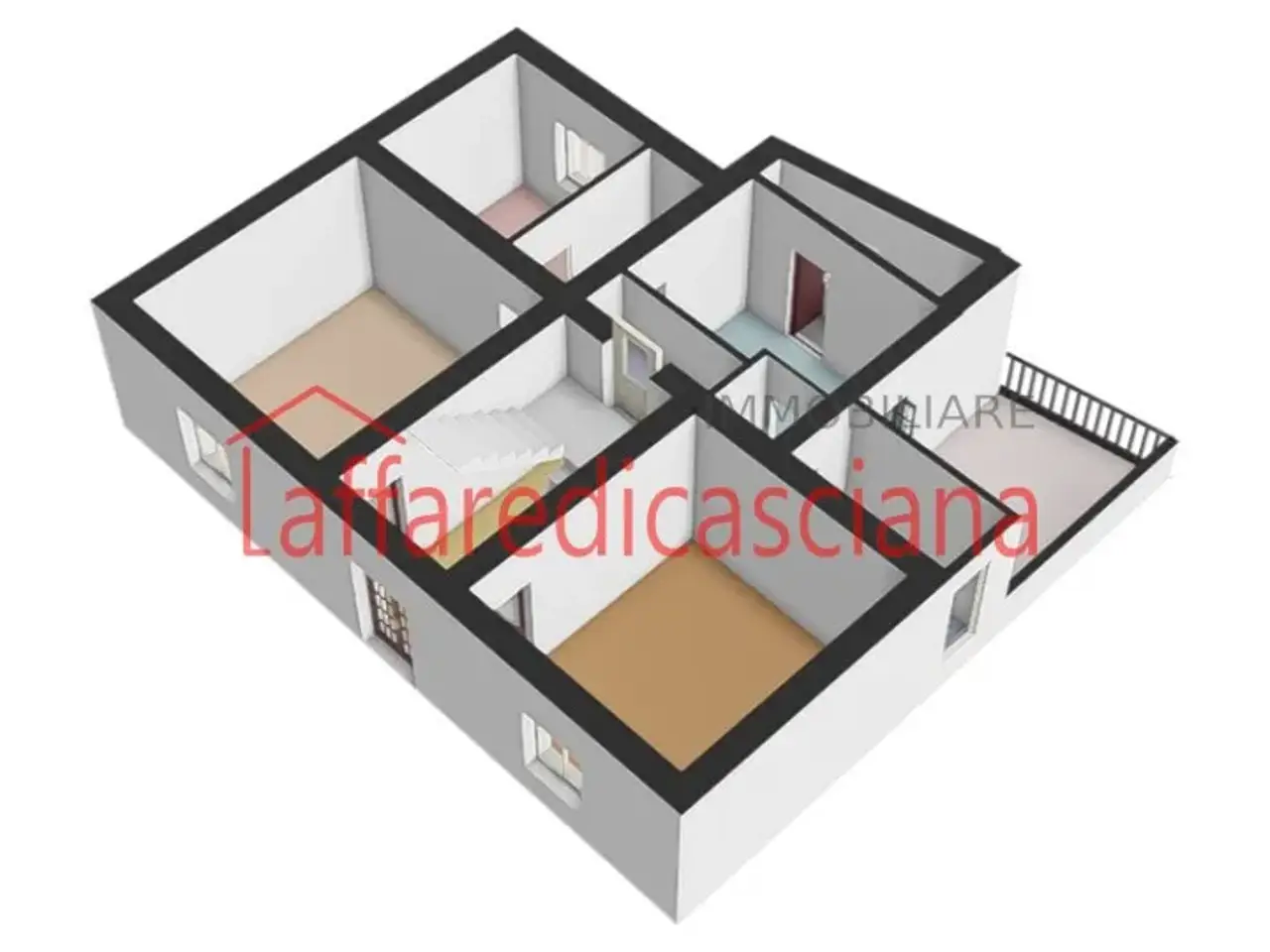 Palazzina commerciale in Viale Regina Margherita, Casciana Terme Lari, {3} - Planimetria 1