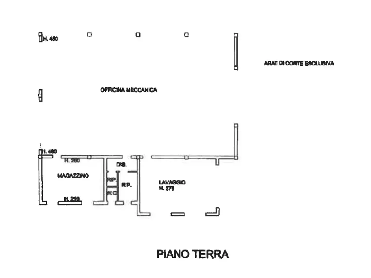 Capannone in Via Chiesa, Lozzo Atestino, {3} - Planimetria 1
