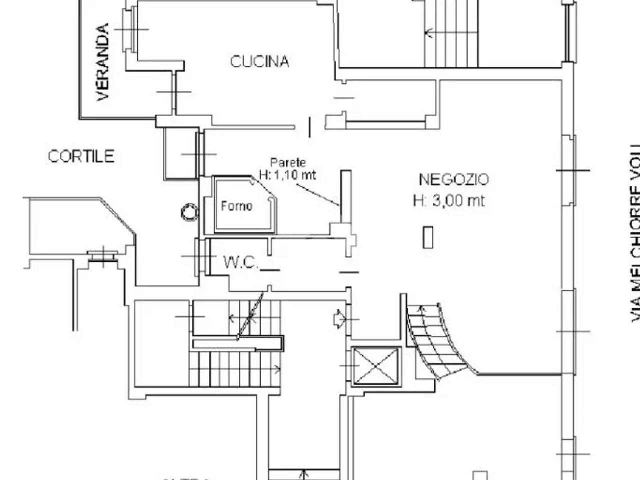 Negozio in Corso Traiano 17, Torino, {3} - Planimetria 1