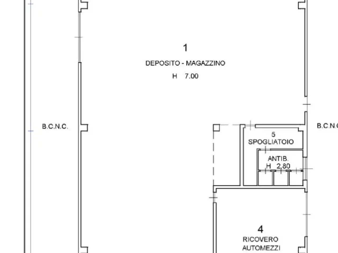 Capannone in Via Ada Negri 10, Cavenago D'Adda, {3} - Planimetria 1