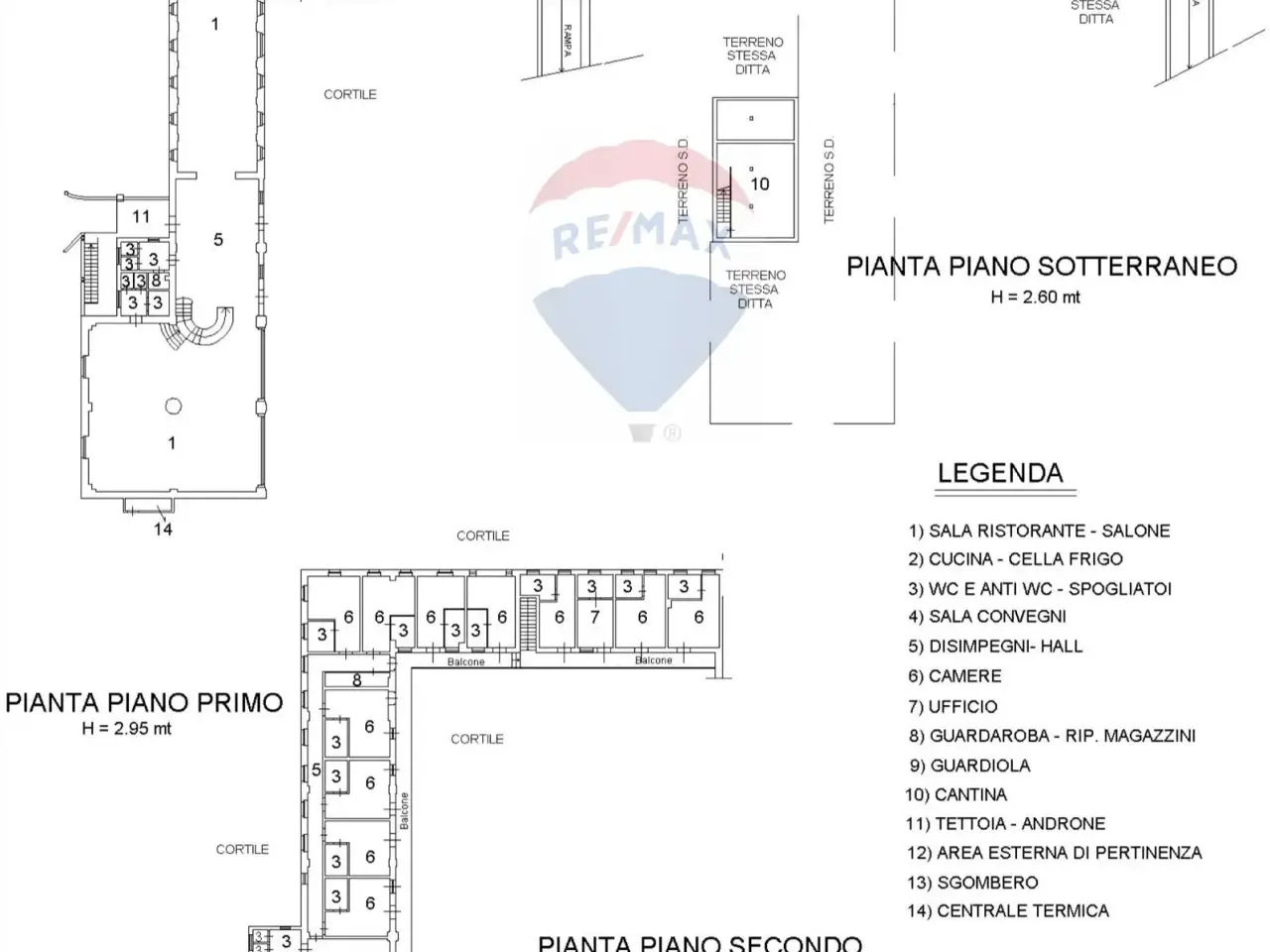 Albergo in Strada Vicinale Canta 65, Volvera, {3} - Planimetria 1