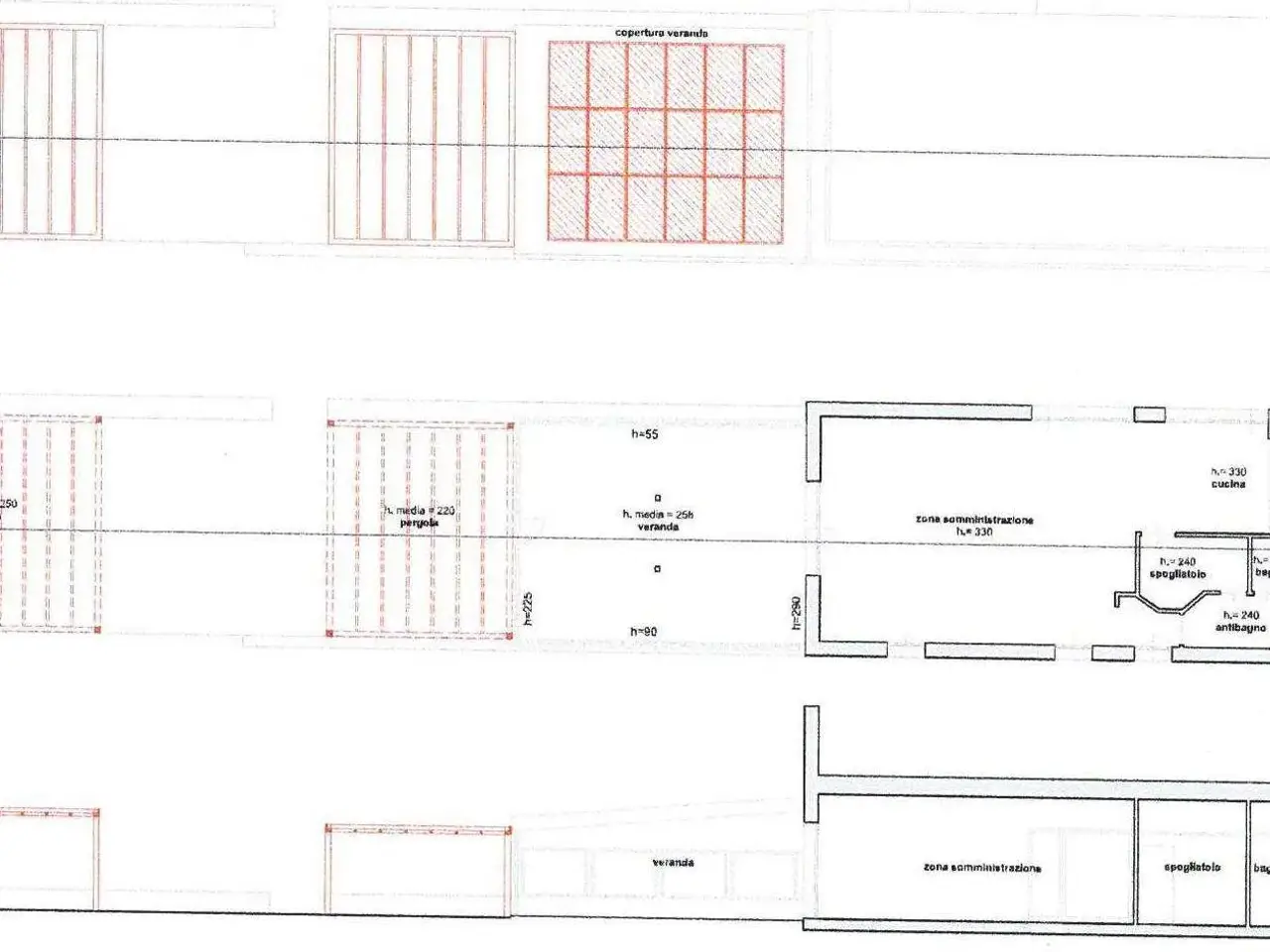 Ristorante in Camillo Golgi 19d/19f, Arenzano, {3} - Planimetria 1