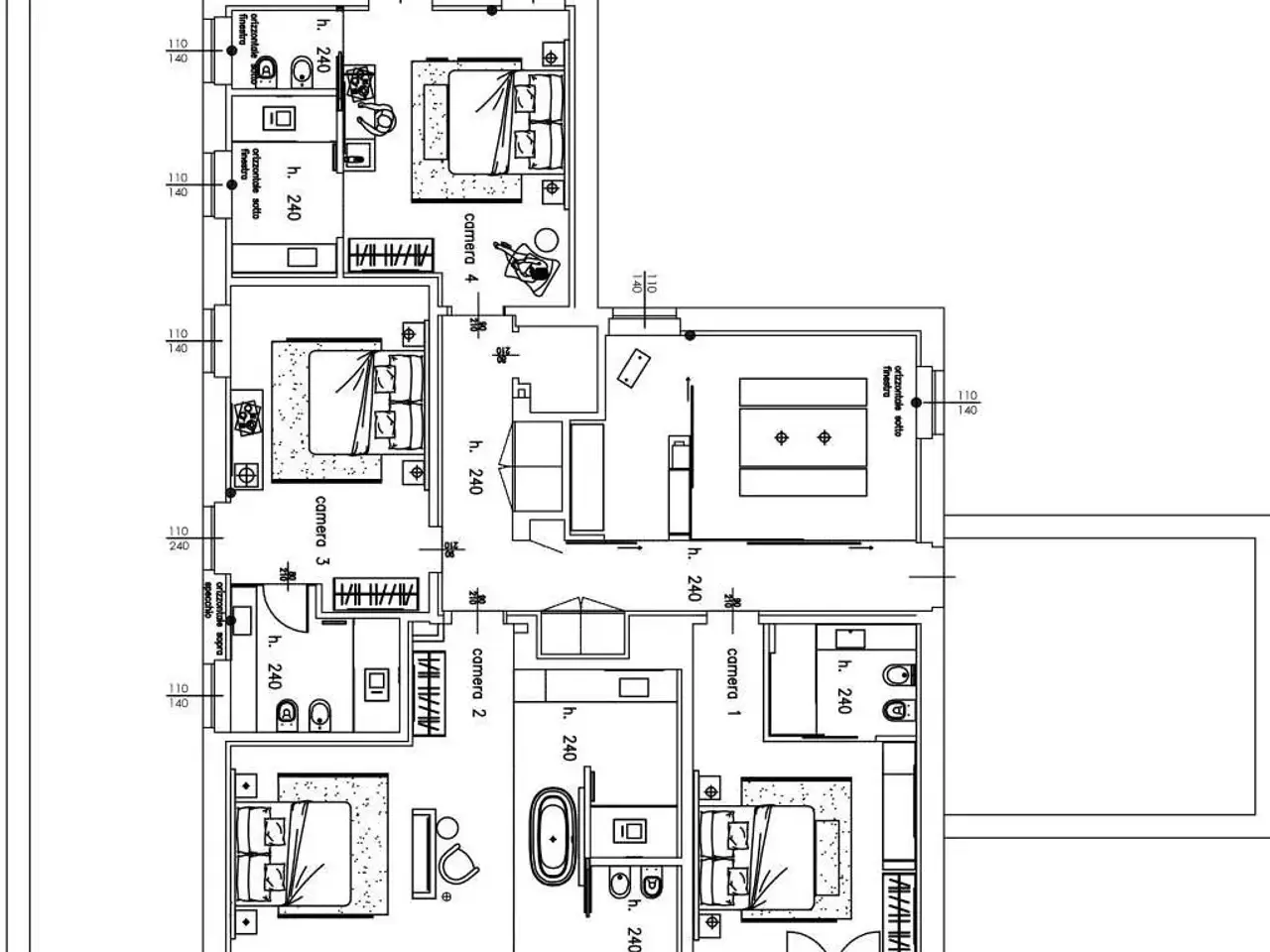 Villa unifamiliare in vendita, Via Giuseppe Parini 4, Castello di Brianza - Planimetria 1