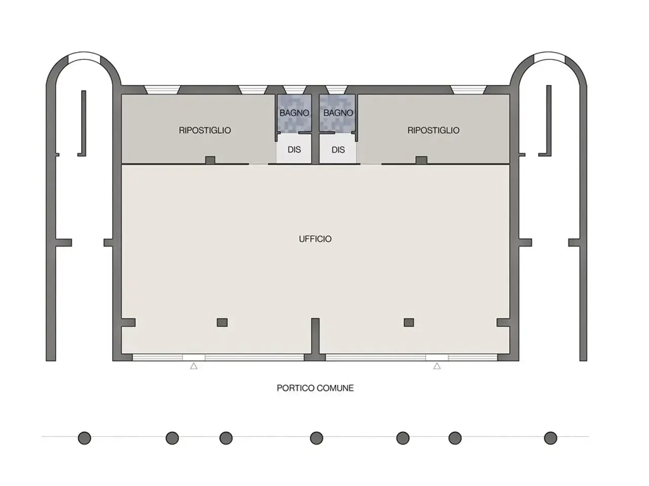 Negozio in Via San Leonardo 14, Malgrate, {3} - Planimetria 1