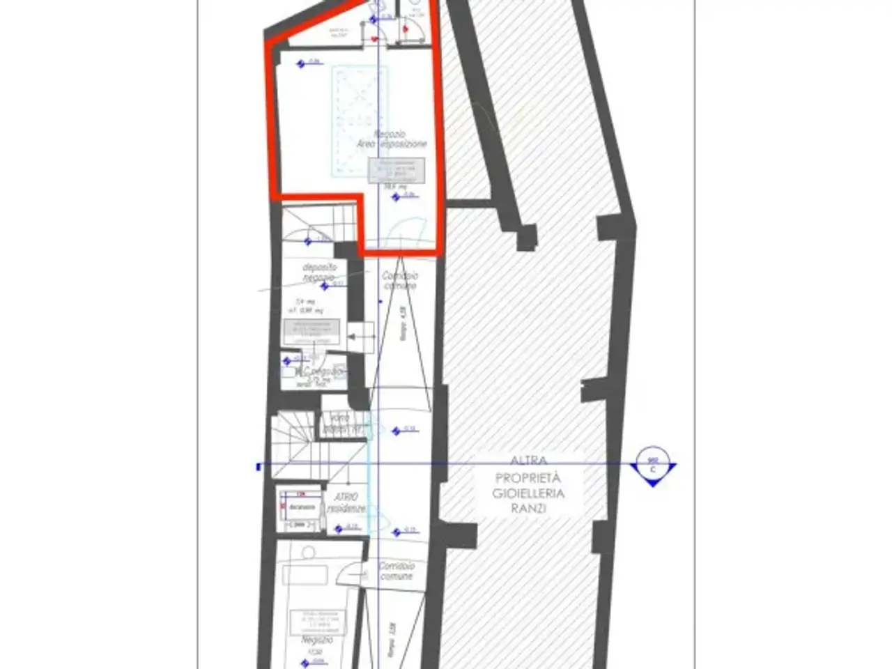 Negozio in Via Museo, Bolzano, {3} - Planimetria 1