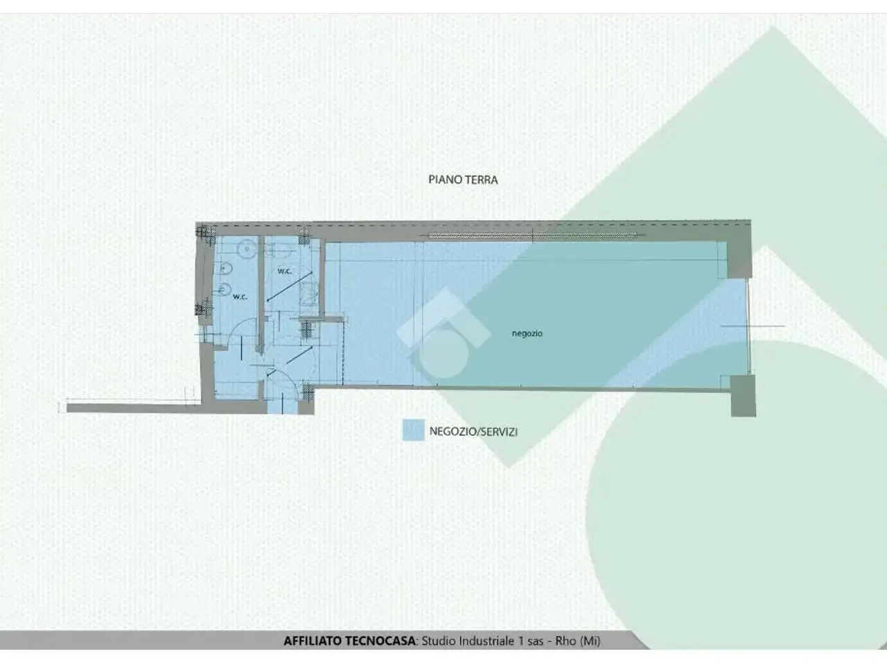 Negozio in Corso Garibaldi 67, Rho, {3} - Planimetria 1