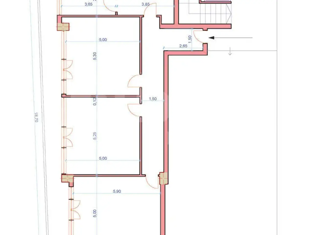 Ufficio in Via Marco Polo Snc, Rende, {3} - Planimetria 1