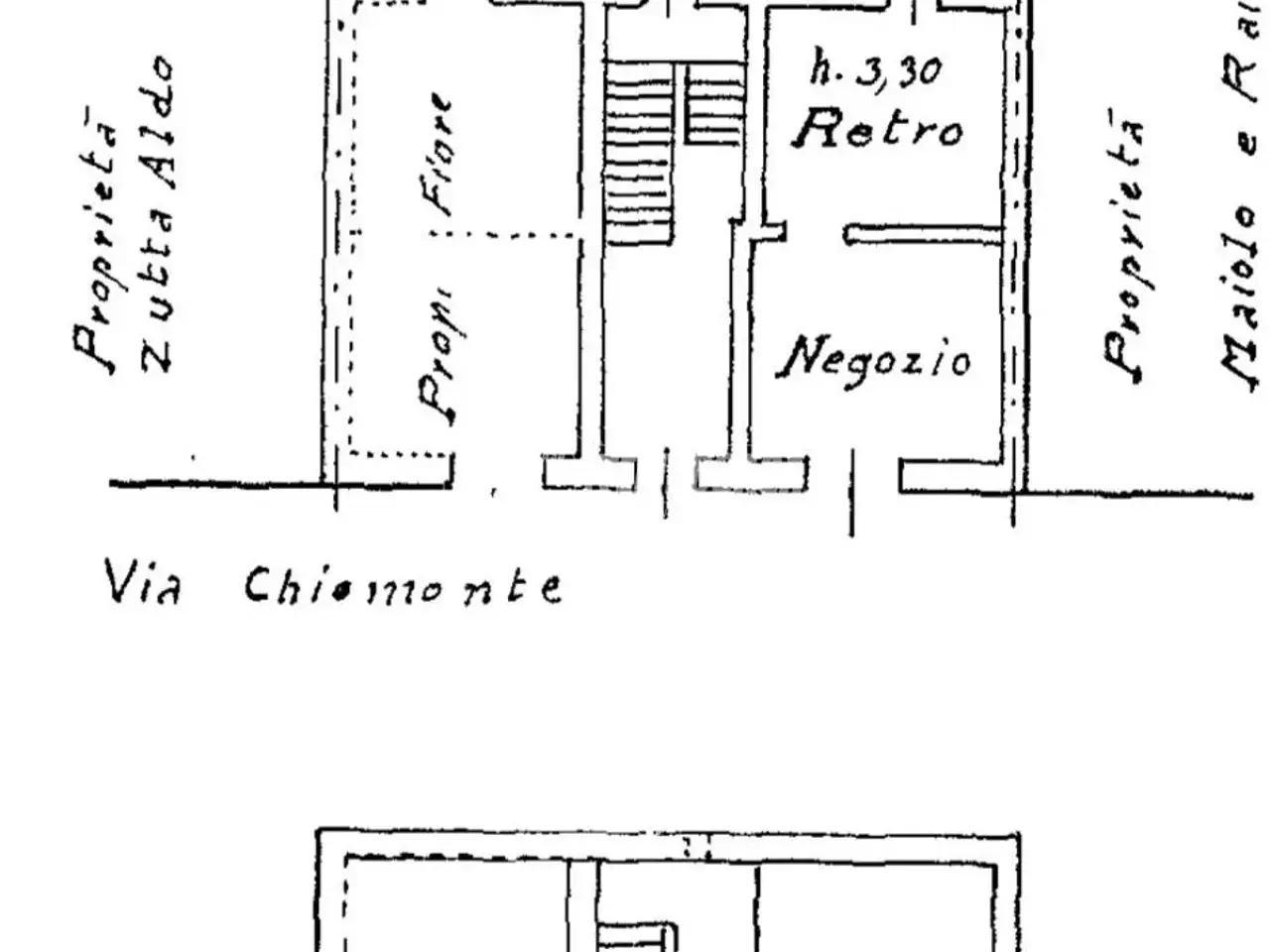 Negozio in Via Chiomonte, Torino, {3} - Planimetria 1