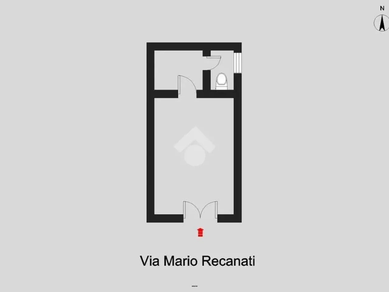 Negozio in Via Mario Recanati 47, San Giorgio A Cremano, {3} - Planimetria 1