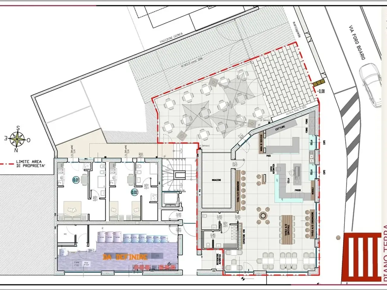 Negozio in Via Angelo Maj, Bergamo, {3} - Planimetria 1