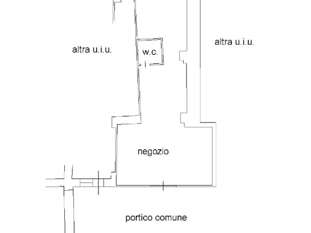 Negozio in Via Ivrea 2, Rivarolo Canavese, {3} - Planimetria 1