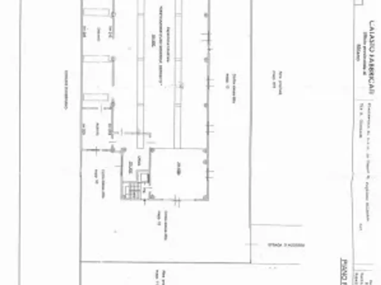 Capannone in Via a. Chaniach, Pogliano Milanese, {3} - Planimetria 1