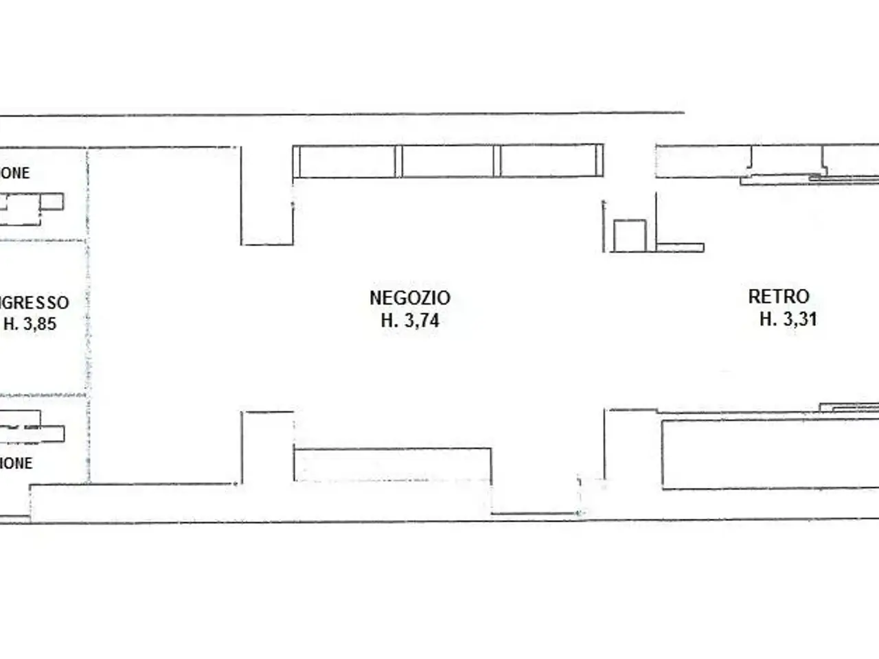 Negozio in Via Marghera, Milano, {3} - Planimetria 1