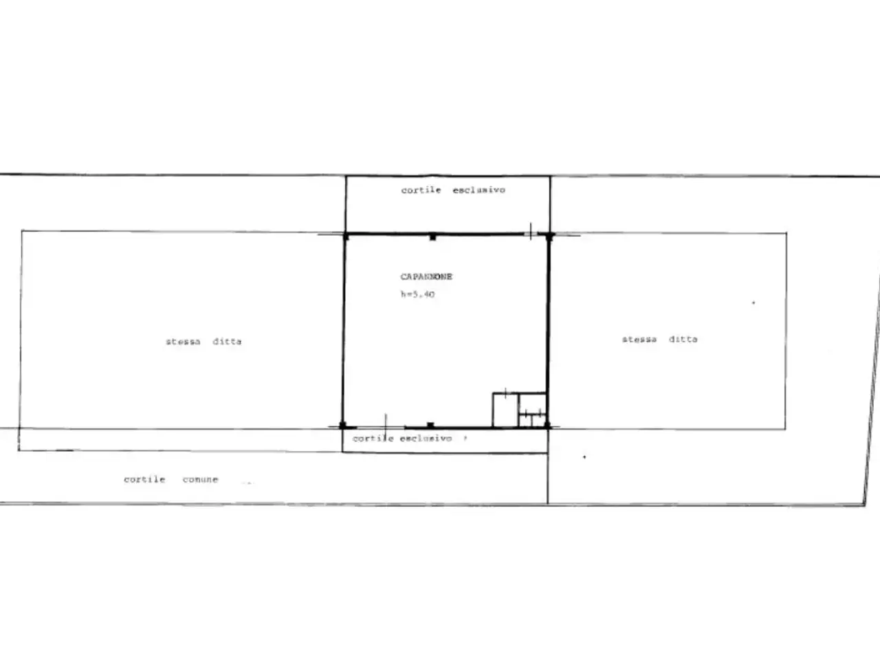 Capannone in Via Angelo Manzoni 18, Sant'Angelo Lodigiano, {3} - Planimetria 1