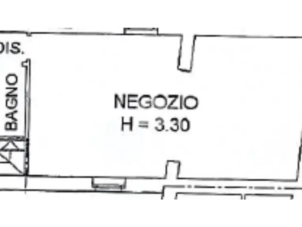 Negozio in Piazza Castello, Agnadello, {3} - Planimetria 1