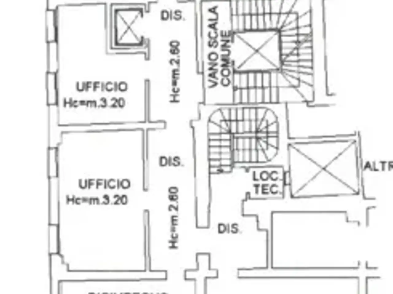 Ufficio in Via Rizzoli, Bologna, {3} - Planimetria 1
