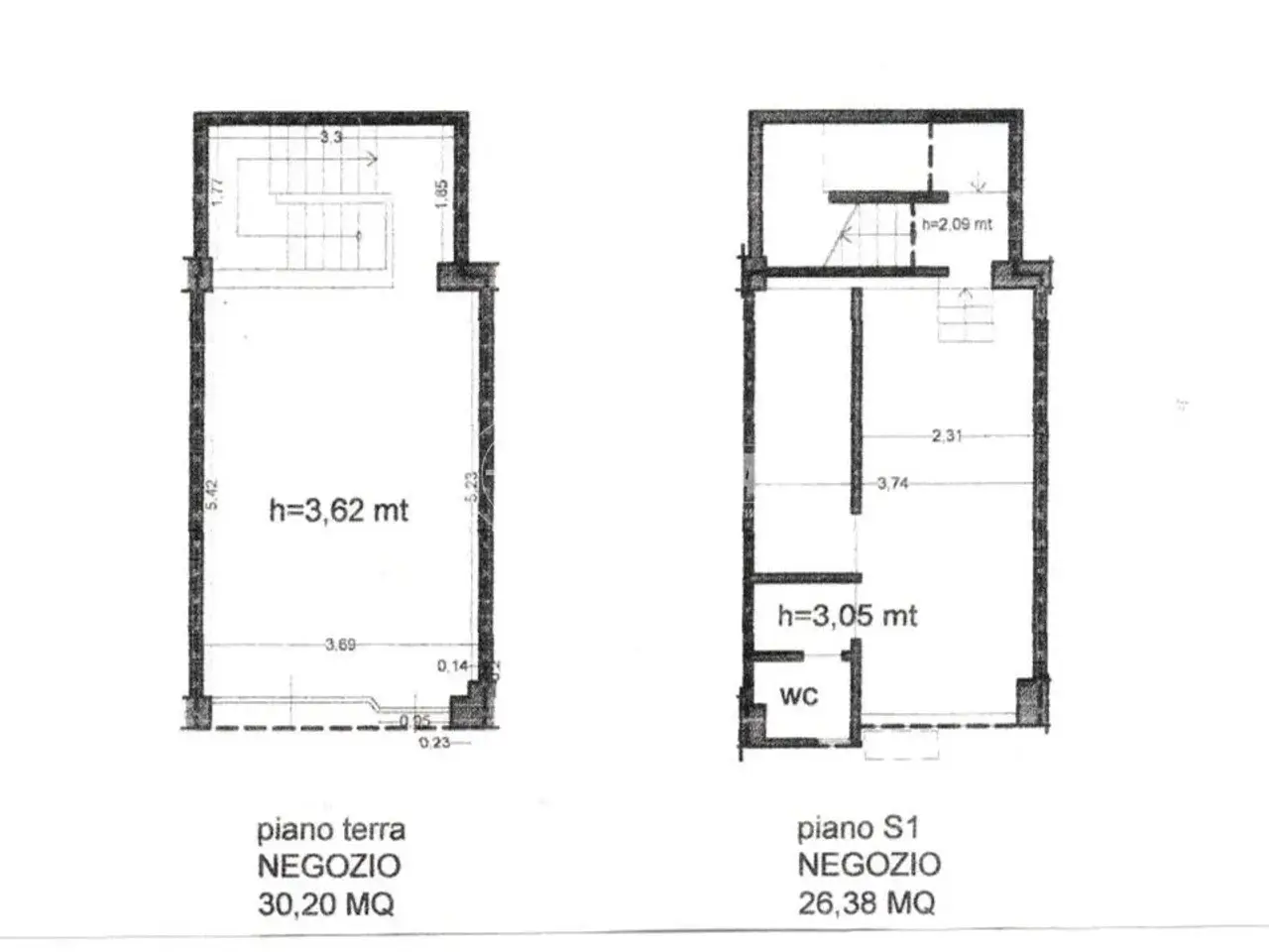 Negozio in Via Marcantonio Bragadin 107, Roma, {3} - Planimetria 1
