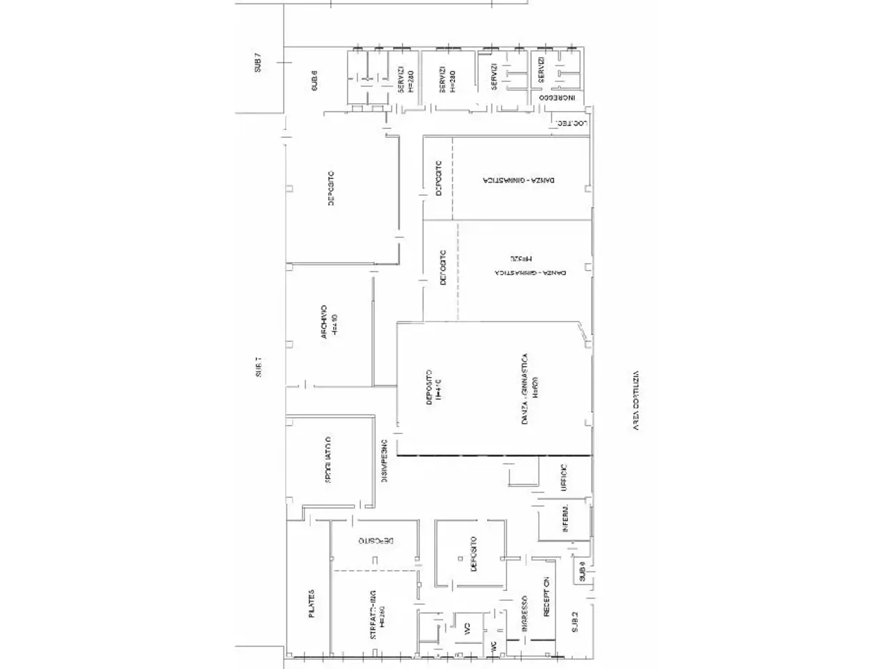 Capannone in Via Giuseppe Botteri, Parma, {3} - Planimetria 1