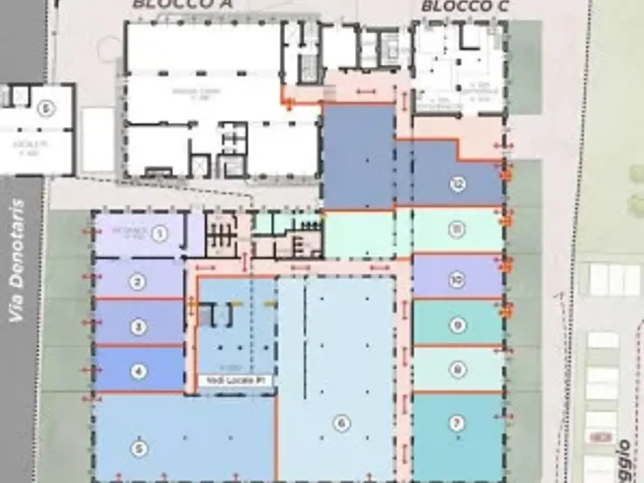 Ufficio in Via Antonio Meucci 43, Milano, {3} - Planimetria 1