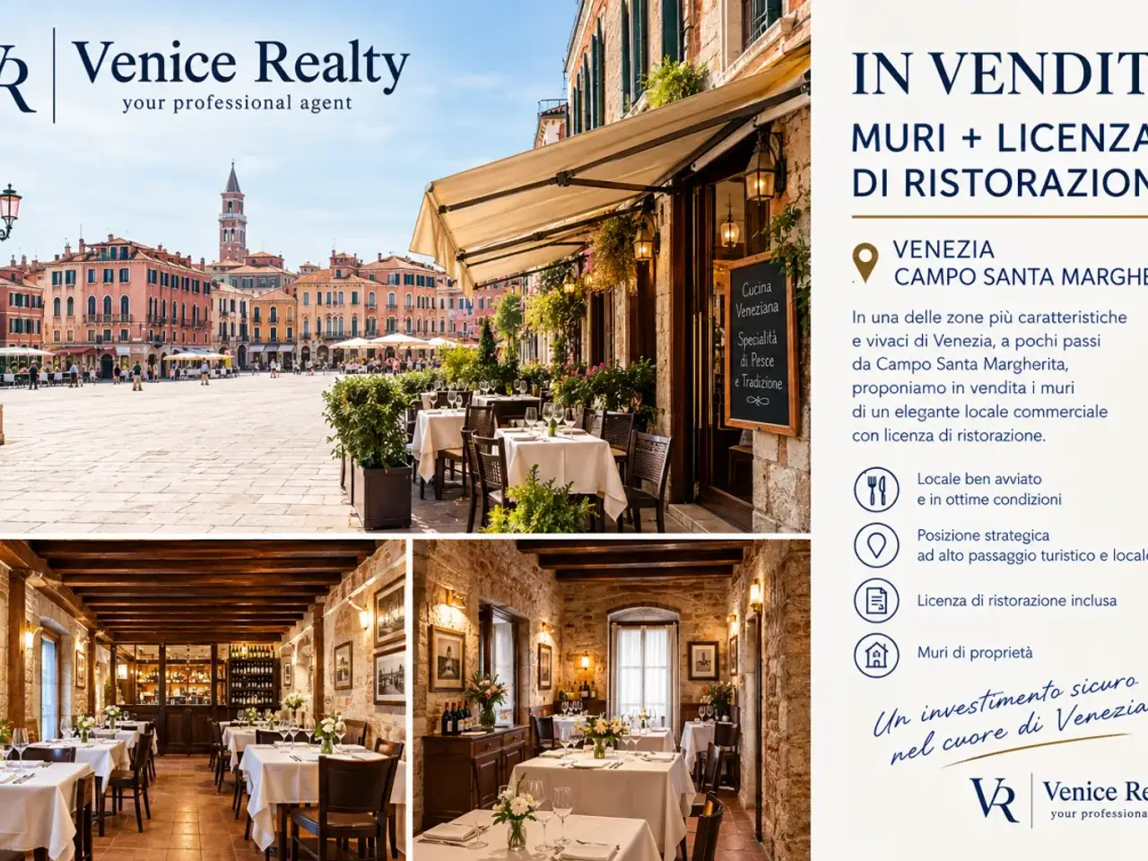 Ristorante in Campo Santa Margherita, Venezia, {3} - Foto 1