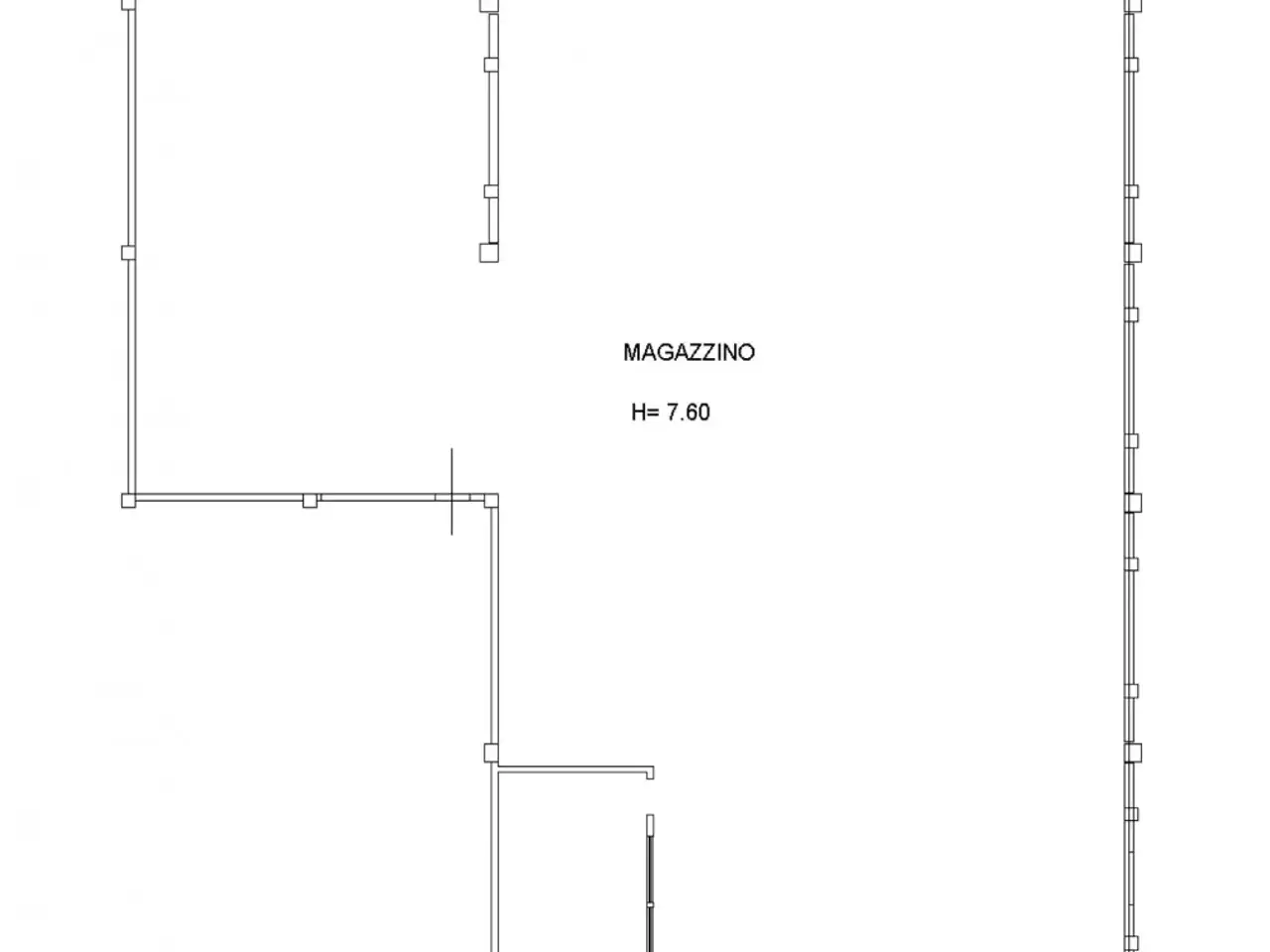 Capannone in Via Romagna, Cesena, {3} - Planimetria 1
