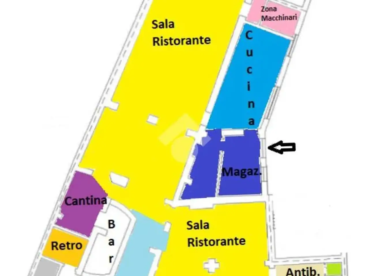 Negozio in Spalto Marengo 9, Alessandria, {3} - Planimetria 1