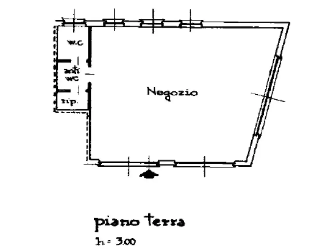 Negozio in Via Madonna 256, Bovolone, {3} - Planimetria 1