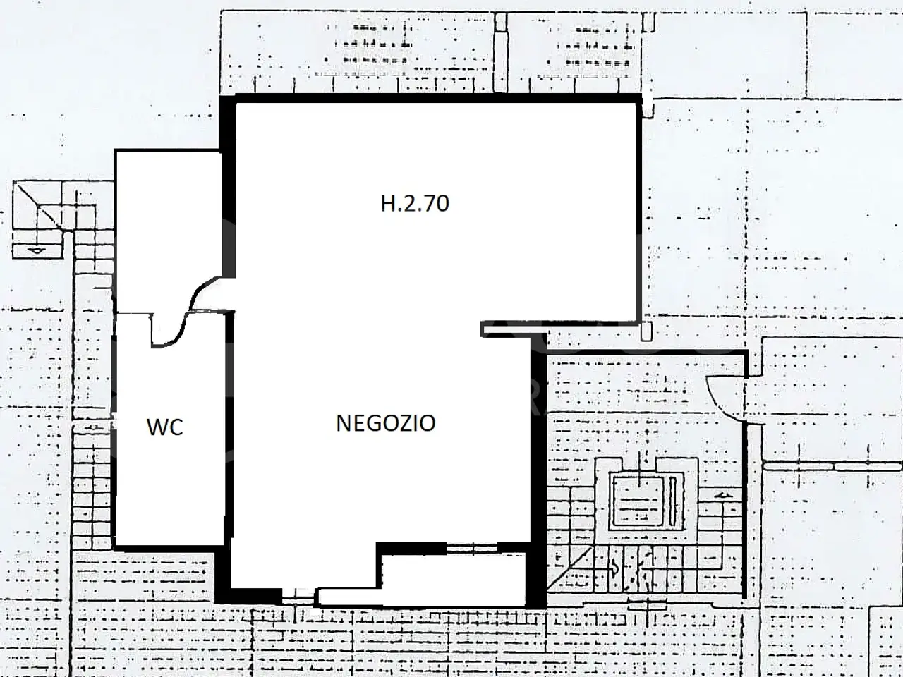 Negozio in Via Sorteni 7, Monza, {3} - Planimetria 1