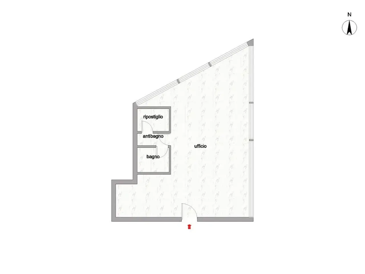 Ufficio in Via S. Remigio 2, Endine Gaiano, {3} - Planimetria 1