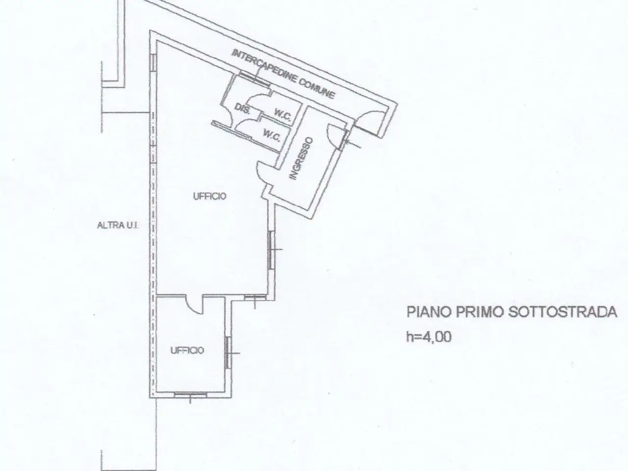 Ufficio in Via Robiano, Oltrona Di San Mamette, {3} - Planimetria 1