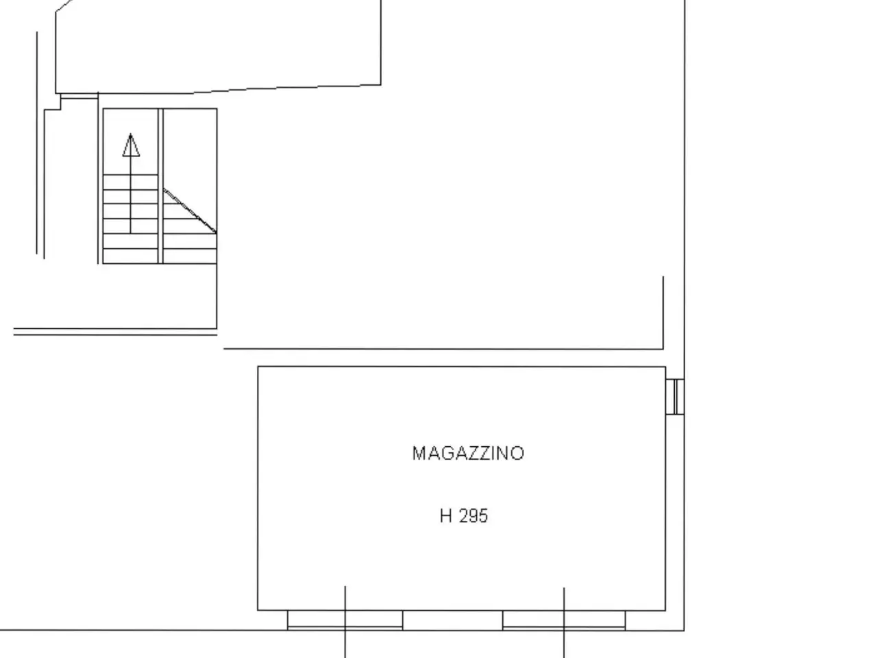 Magazzino in Piazza Bramante 2, Jesi, {3} - Planimetria 1