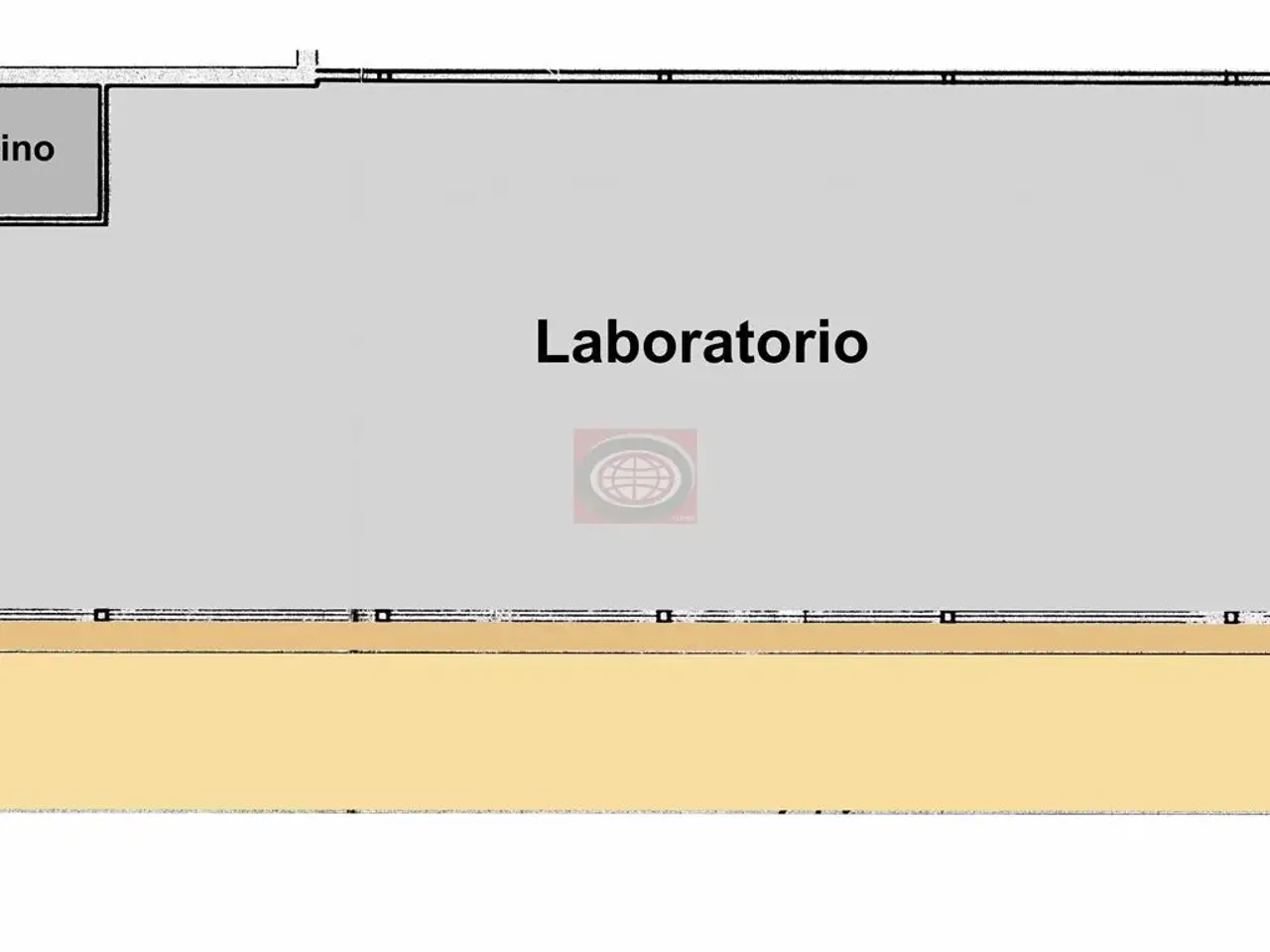 Capannone in , Forli', {3} - Planimetria 1