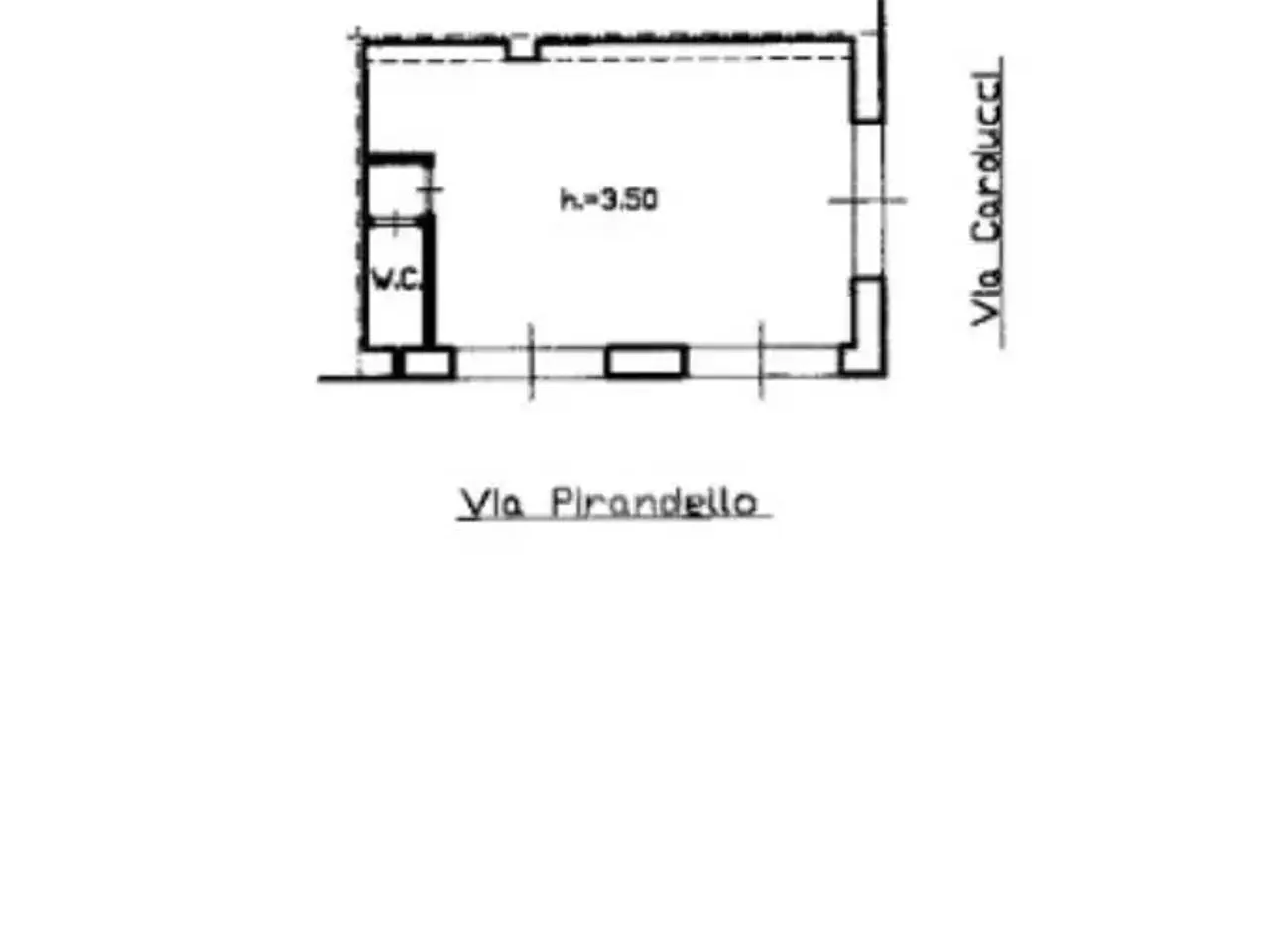 Ufficio in Via Luigi Pirandello 5, Martina Franca, {3} - Planimetria 1