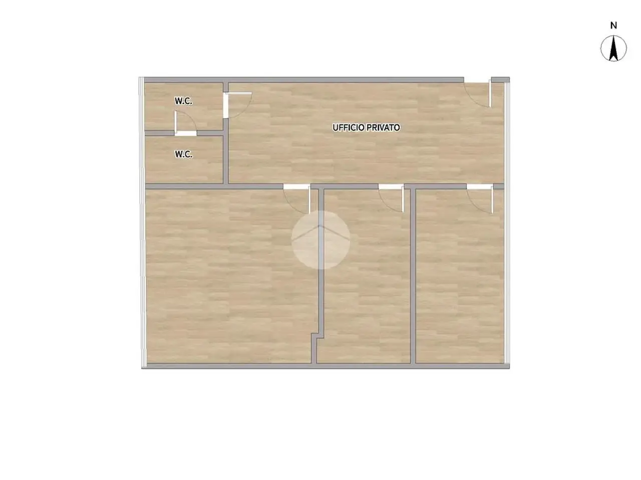 Ufficio in Via Pietro Verri 33, Mantova, {3} - Planimetria 1