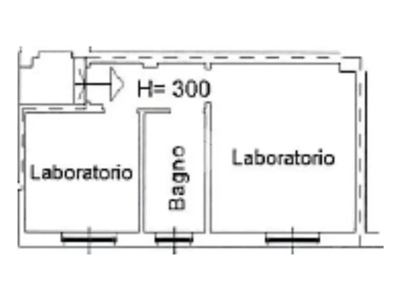 Negozio in Via Garibaldi 1, Pandino, {3} - Planimetria 1