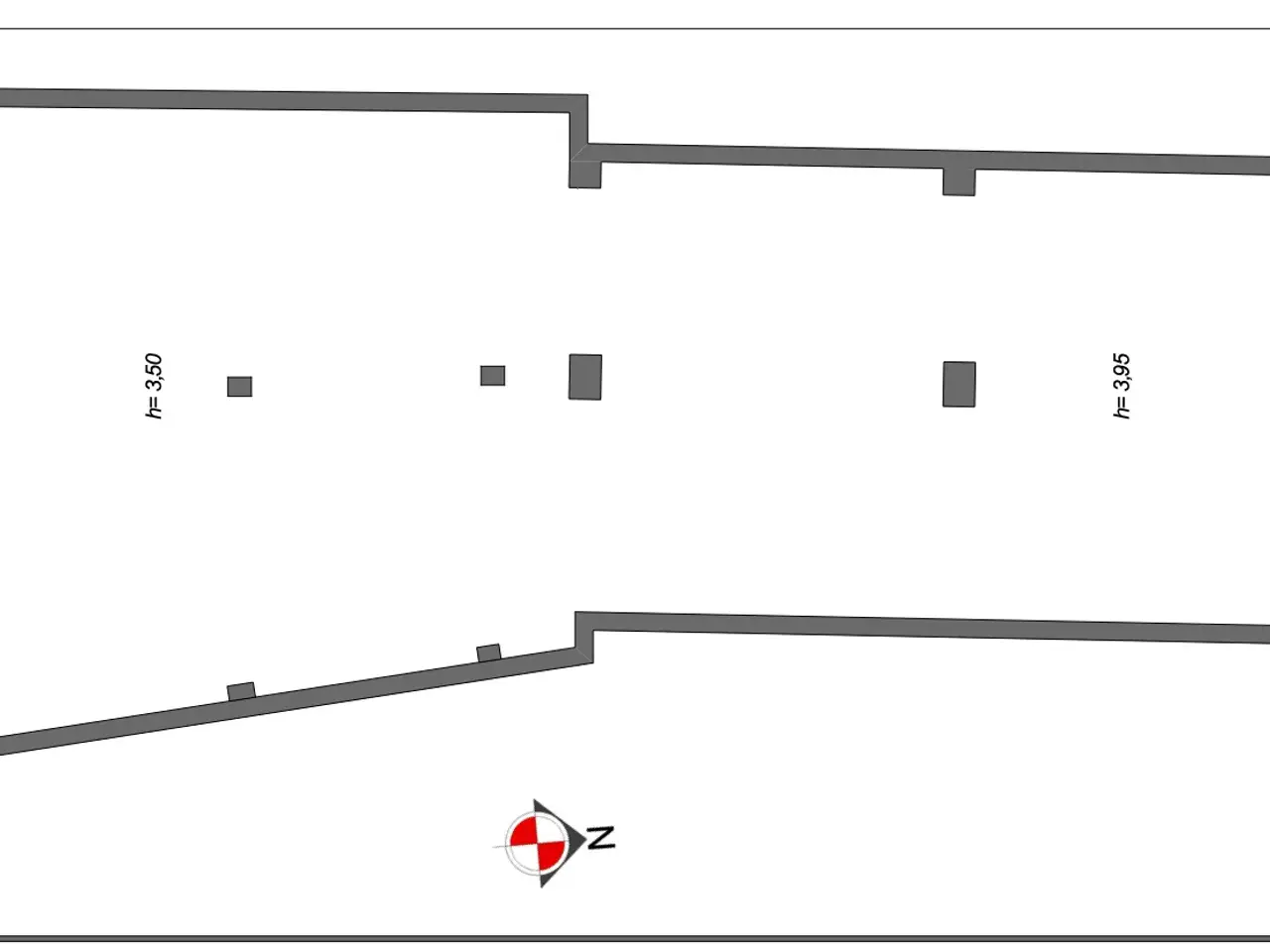 Magazzino in Viale Antonio Meucci 2, Bari, {3} - Planimetria 1